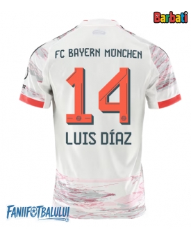 Bayern Munich Luis Diaz #14 Tricou Fotbal Replică 2025-26 Barbati Deplasare
